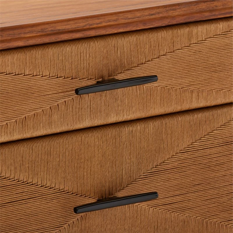 Verano 3-Drawer Rattan Dresser - Image 7