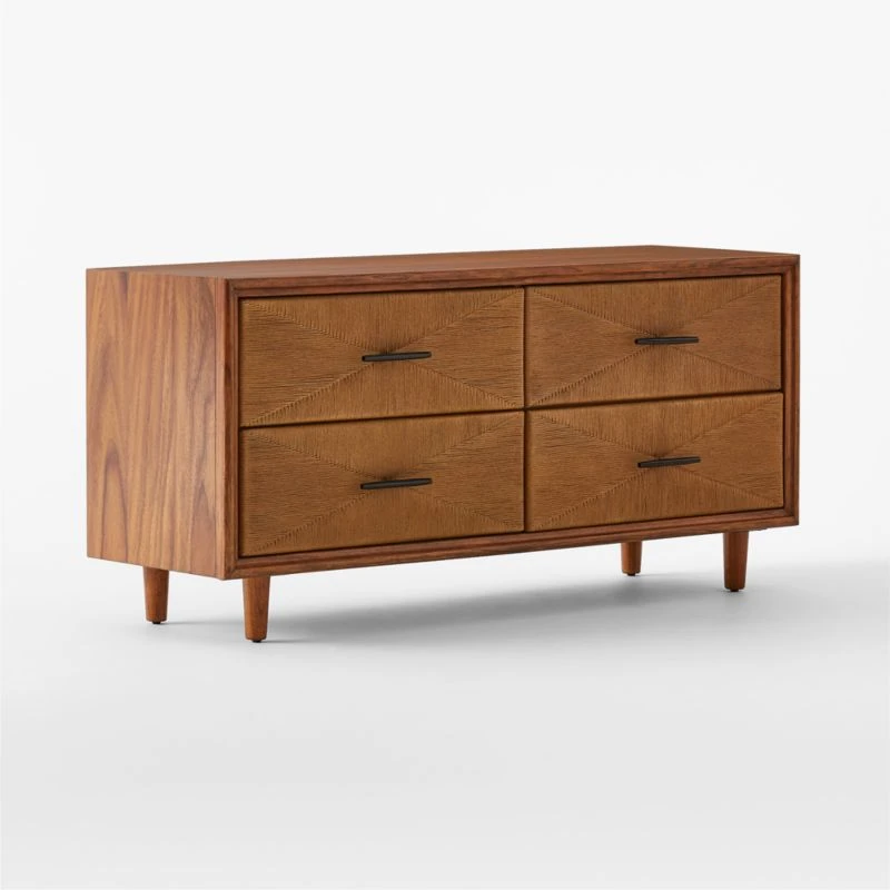Verano 4-Drawer Rattan Dresser - Image 3