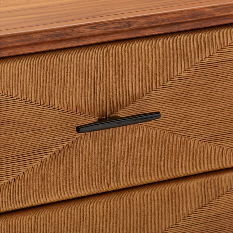 Verano 4-Drawer Rattan Dresser - Image 7
