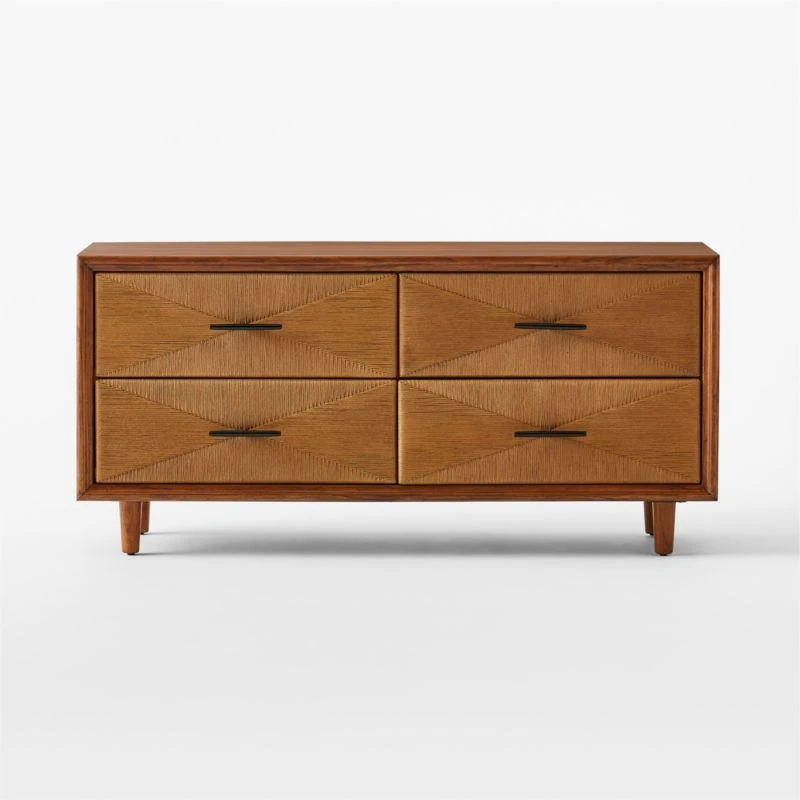 Verano 4-Drawer Rattan Dresser - Image 2