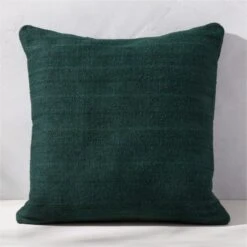 Waverly Dark Green Outdoor Throw Pillow 23''