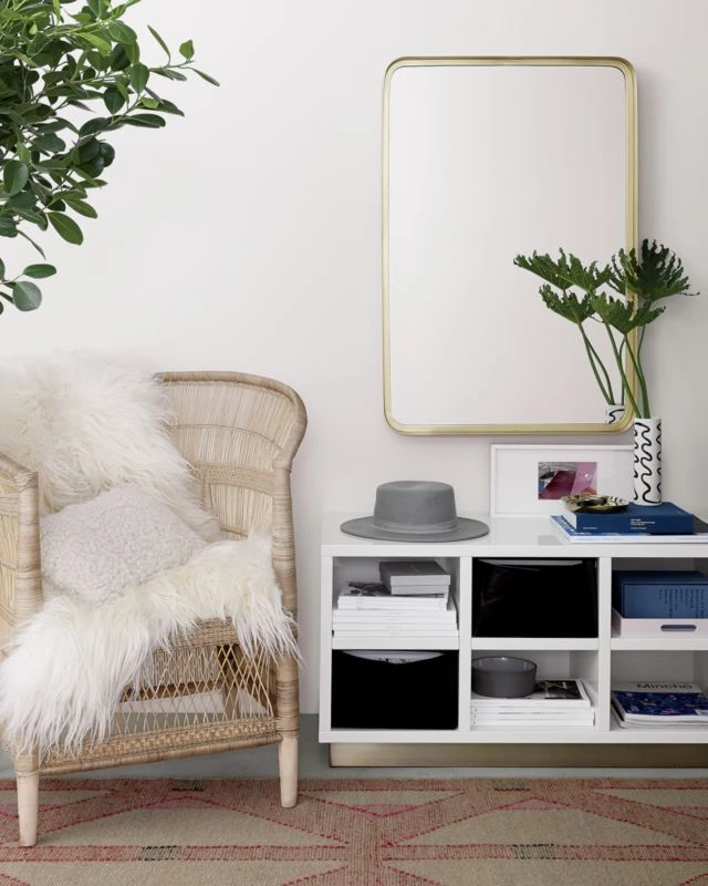 Toodle White Wool Throw Pillow With Down-Alternative Insert 18"x12" - Image 4